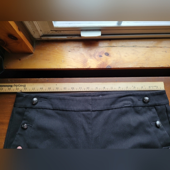 LOFT Pants Womens 14 Black High Waist Skinny Ankle Dress Slacks Or Capris - Picture 5 of 10